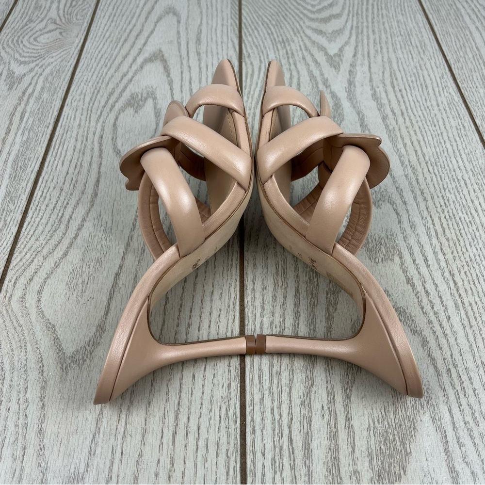 Coach Women's Kellie Leather Signature Dress Sandals 9.5B Beechwood Tan $225 - Picture 5 of 15